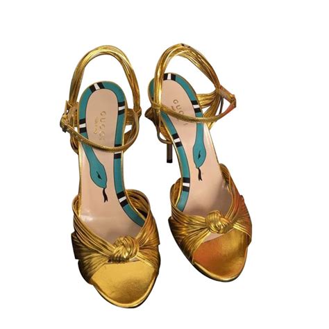 sandales gucci doré|latest style for gucci sandals.